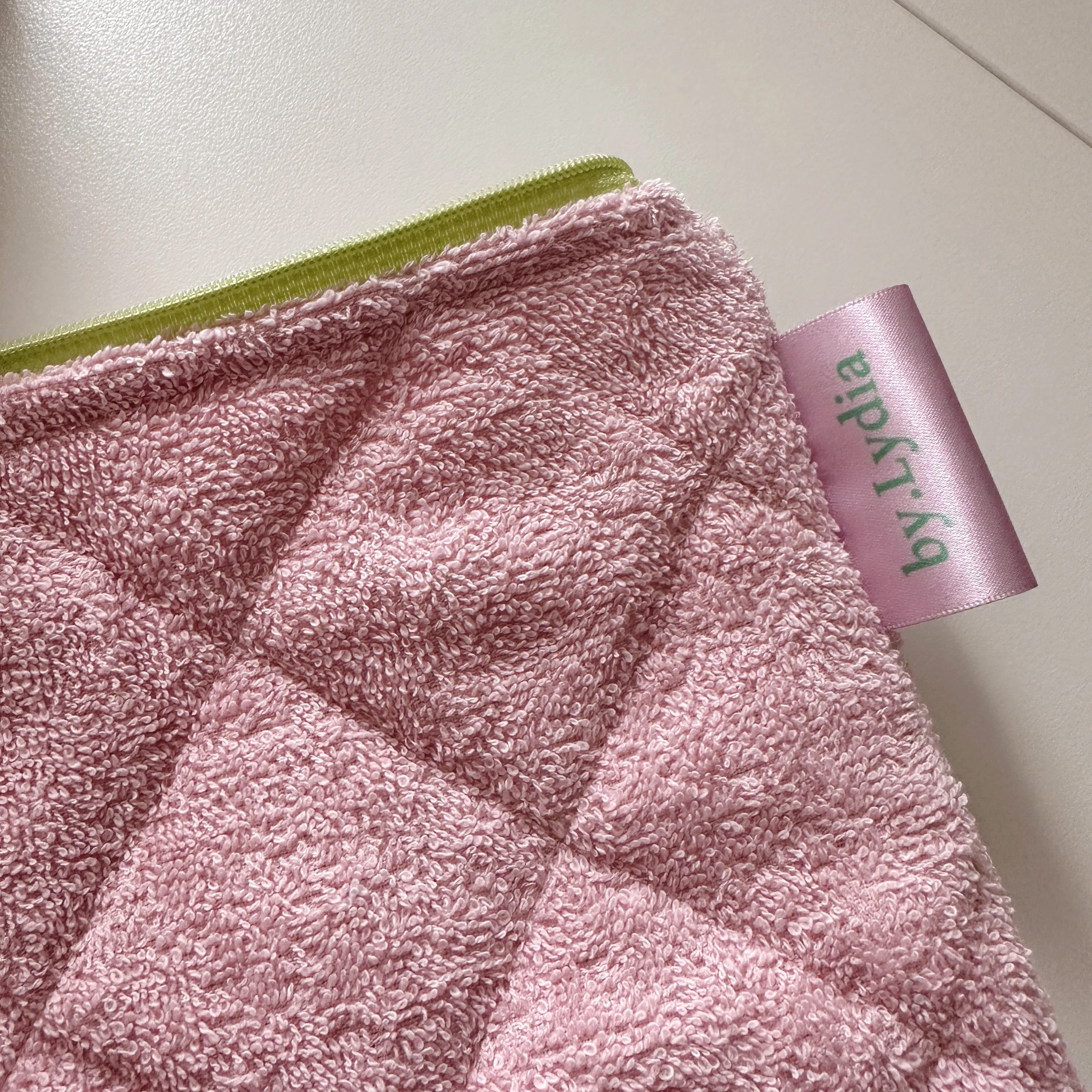 13" Laptop Pouch - Pink Terry
