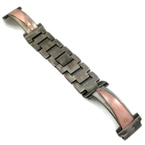 18 MM With Silver & Copper Watch Band