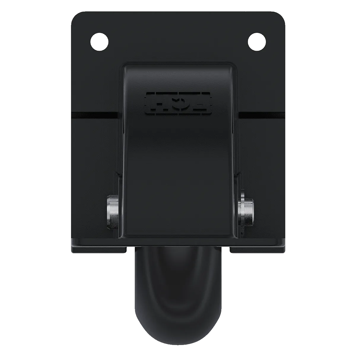 3" Black Narrow  Edge Mount Caster