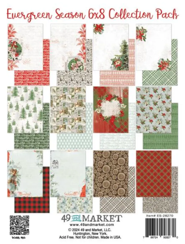 49 and Market 6x8 Evergreen Season Collection Pack