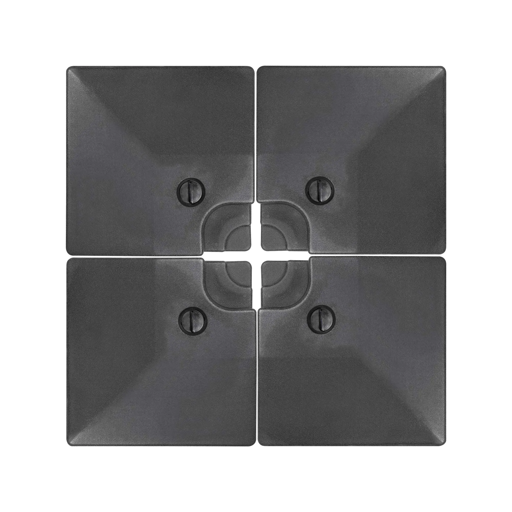 4pc 92L Fillable Parasol Base, Water or Sand Filled - DG269