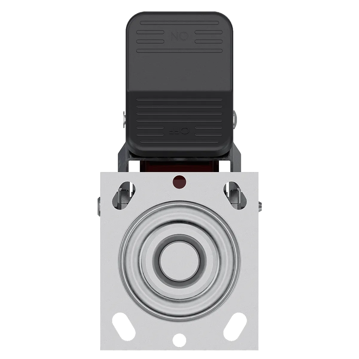 4" Poly Hi-Tech Swivel Caster with Brake