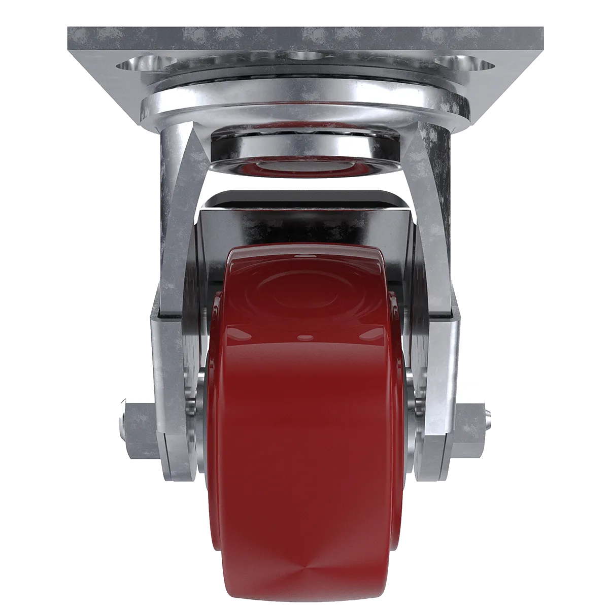4" Poly Hi-Tech Swivel Caster with Brake