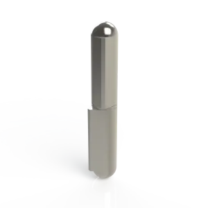 4" Stainless Steel Weld-on Hinge with Stainless Steel Pin