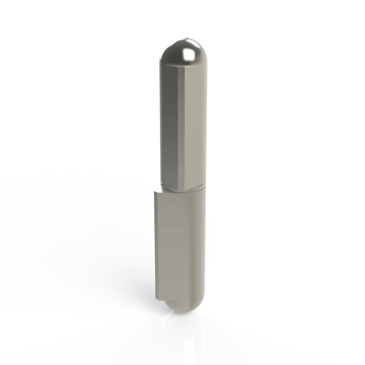 4" Stainless Steel Weld-on Hinge with Stainless Steel Pin