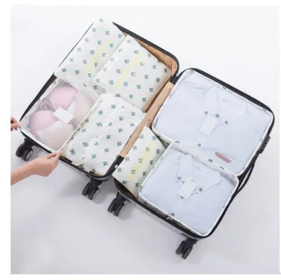 6-Piece Travel Organizer Set: Lightweight Compression Packing Cubes - Ideal for Carry-On Suitcases
