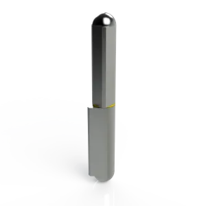 6" Aluminum Weld-on Hinge with SS Pin/Washer