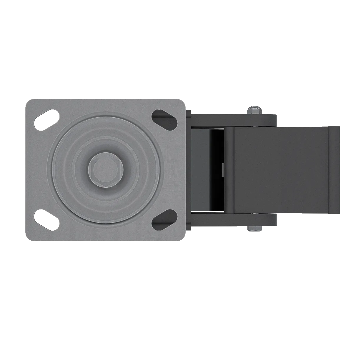 6" Flat Free Swivel Caster with Total Lock Brake