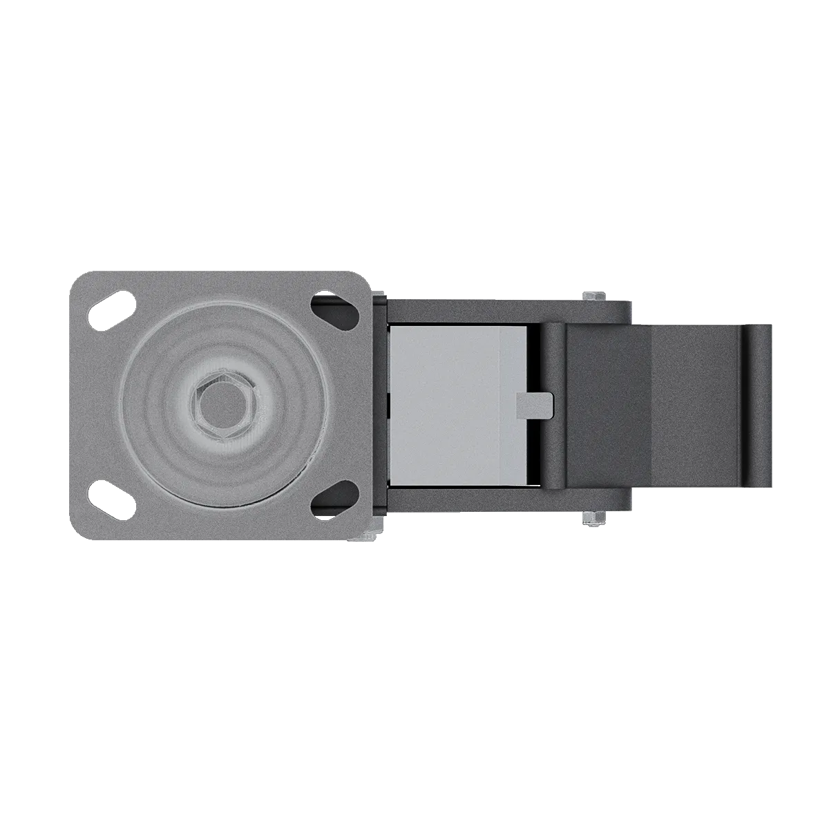 8" Flat Free Field Caster with Wheel lock Kit