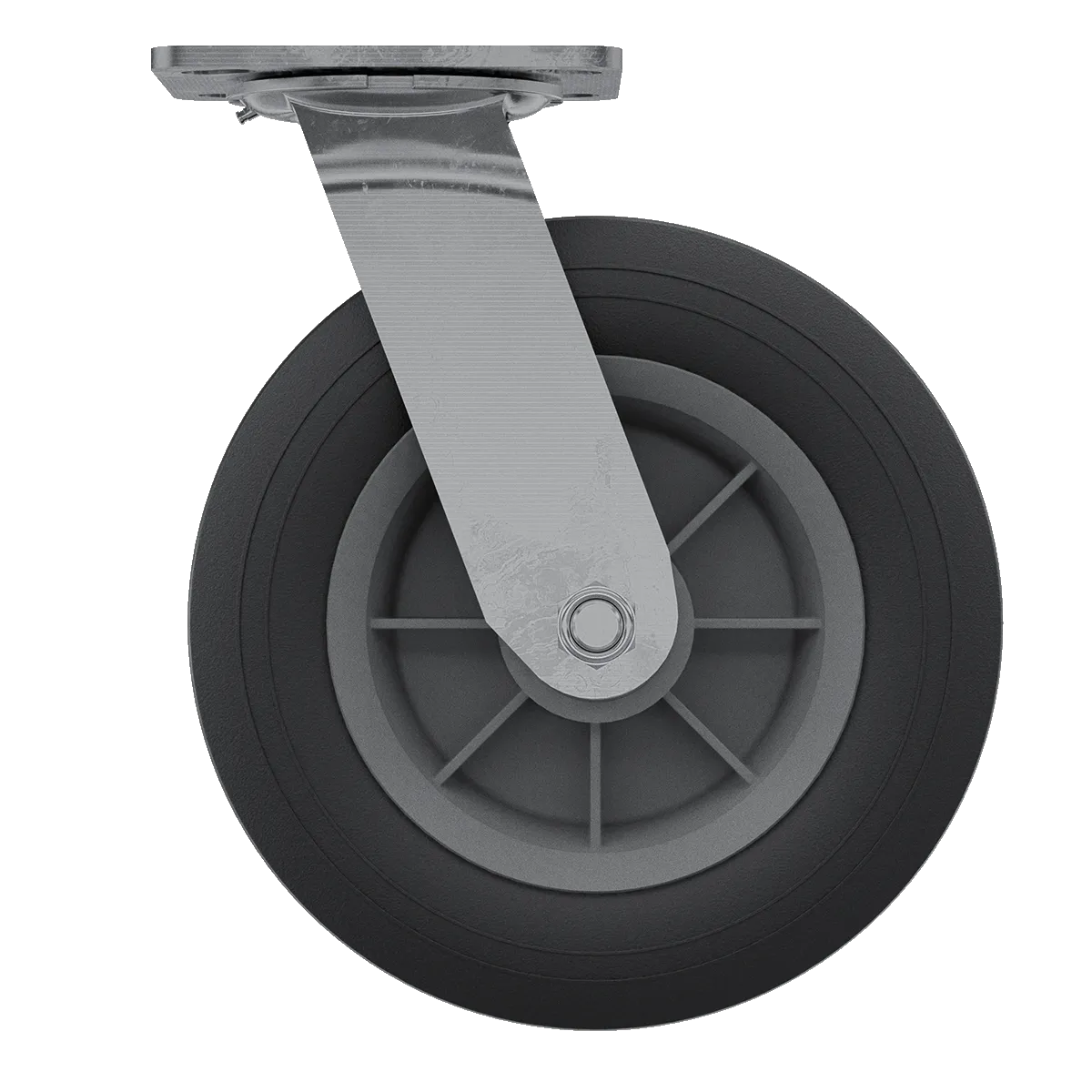 8" Flat Free Swivel Field Caster