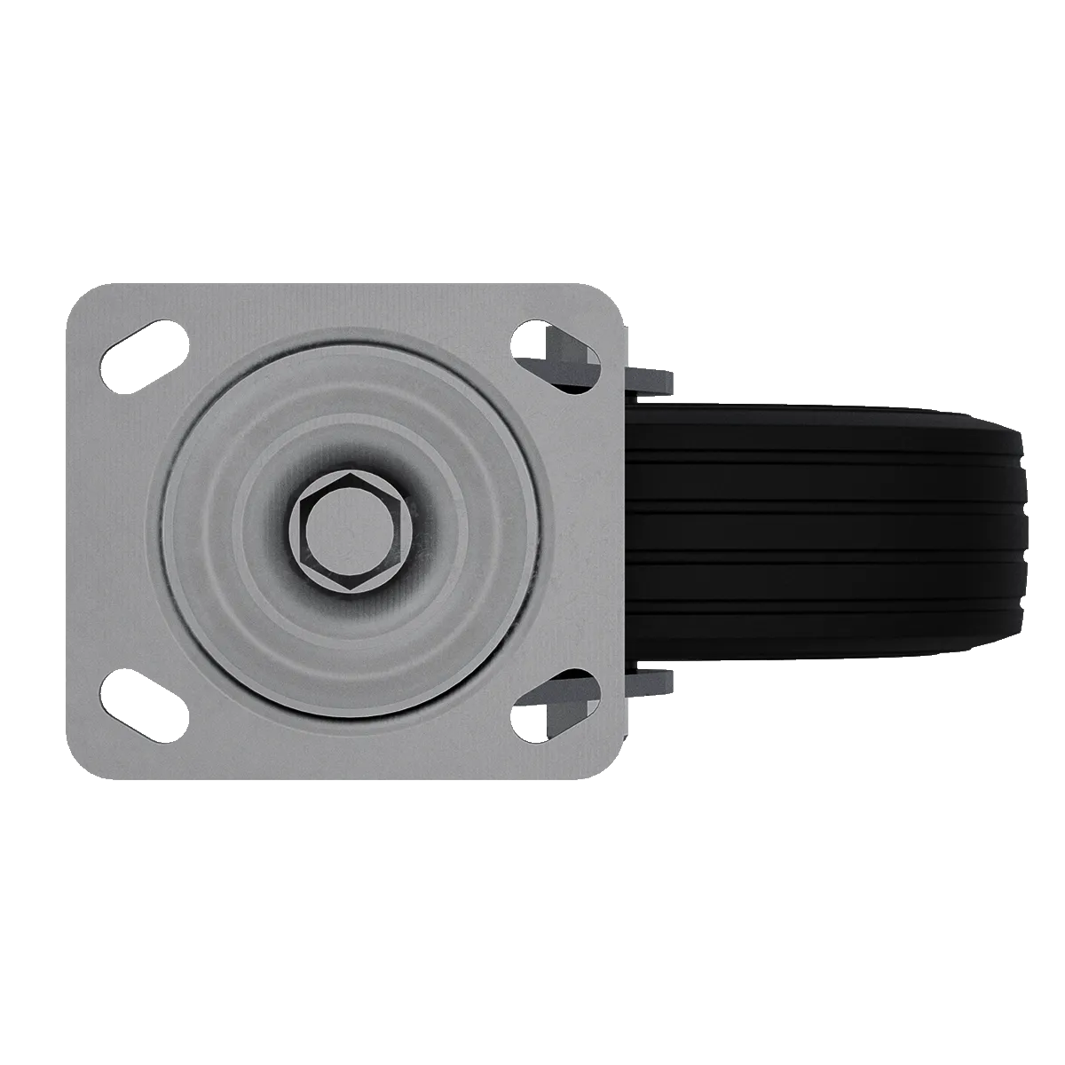 8" Flat Free Swivel Field Caster