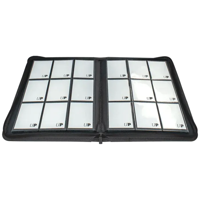 9-Pocket Vivid Zippered PRO-Binder Black
