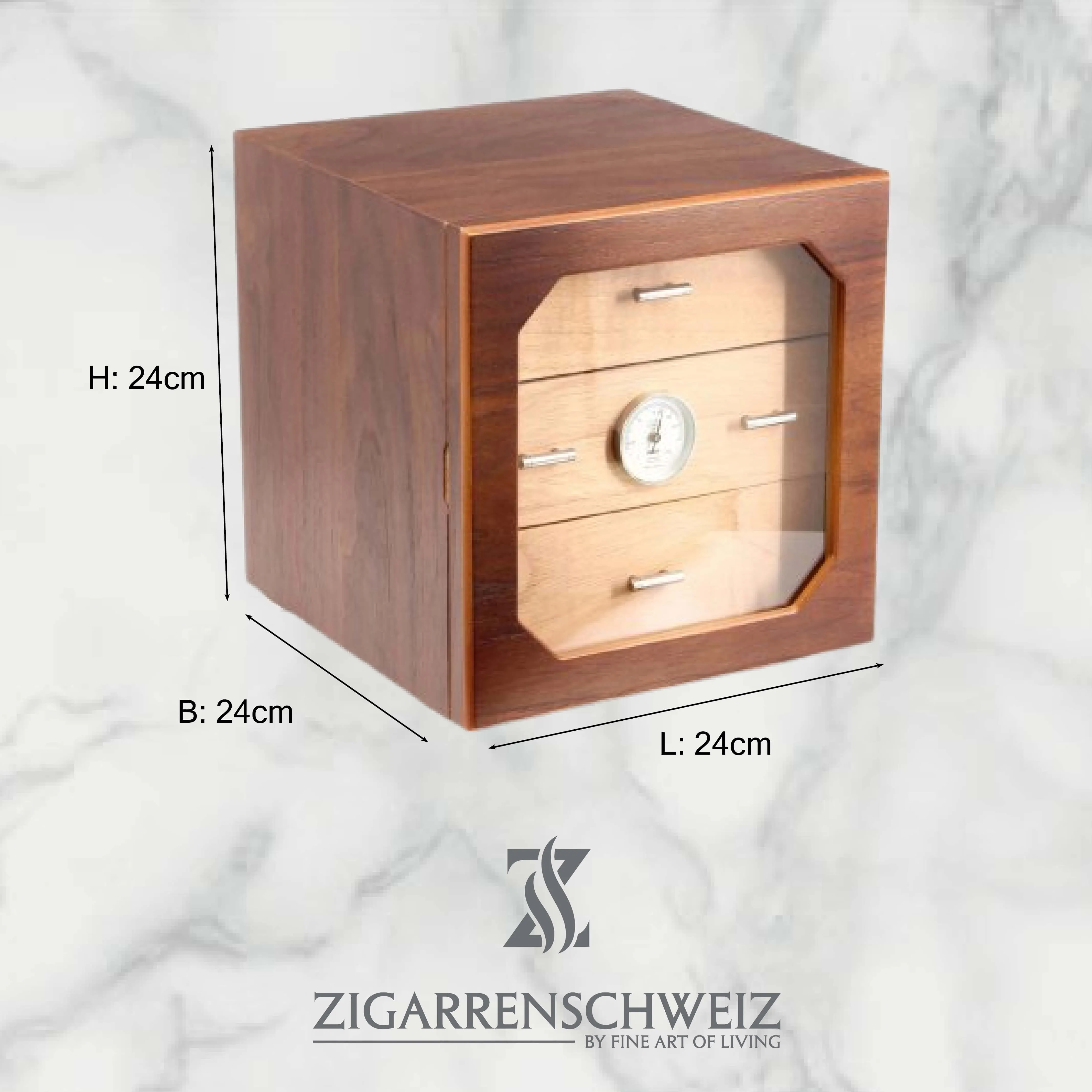 Adorini Chianti medium Deluxe Humidor - bis 120 Robusto Zigarren