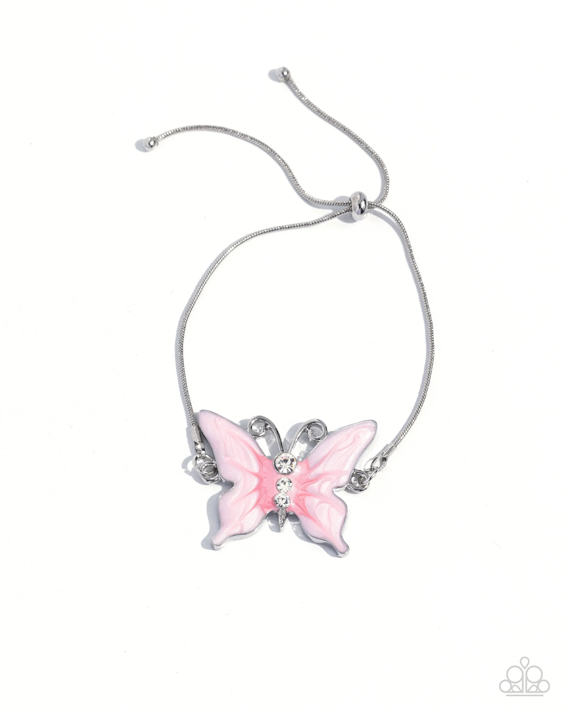 Aerial Adornment Pink  Bracelet Paparazzi