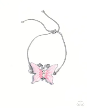 Aerial Adornment Pink  Bracelet Paparazzi