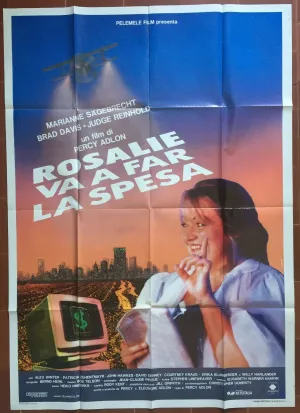 Affiche Italienne ROSALIE GOES SHOPPING Percy Adlon MARIANNE SAGEBRECHT