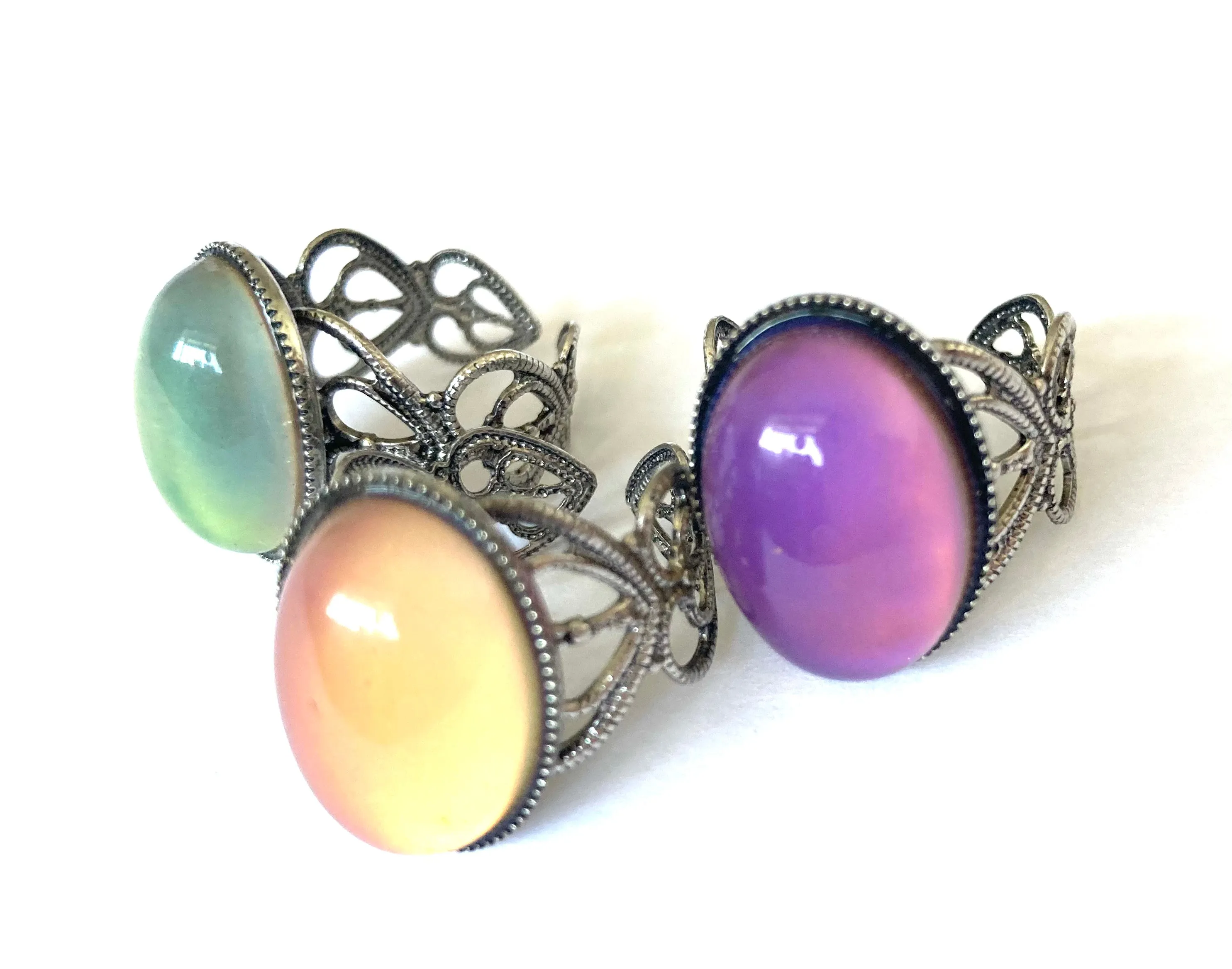 Antique Brass Mood Ring Seconds Outlet