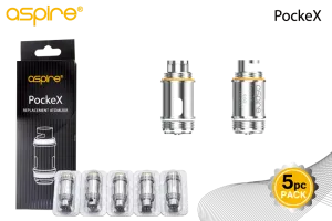 ASPIRE POCKEX REPLACEMENT COILS - 5 PACK