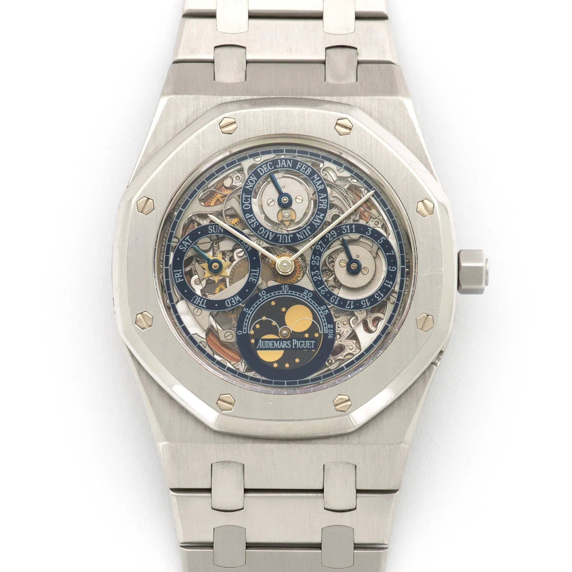 Audemars Piguet Platinum Royal Oak Skeleton Perpetual Watch