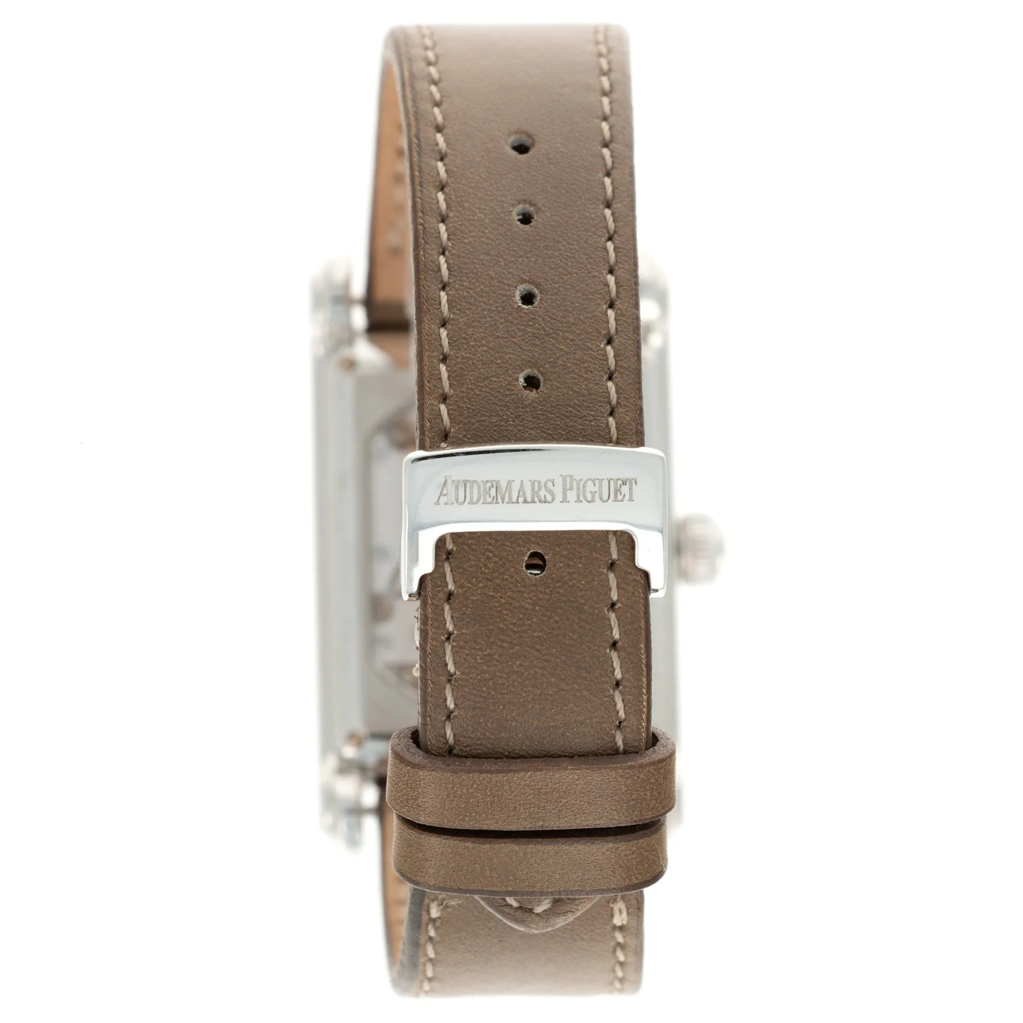 Audemars Piguet Platinum Tourbillon Salmon Dial Watch