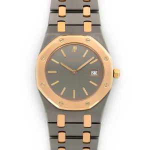 Audemars Piguet Tantalum & Rose Gold Royal Oak Watch