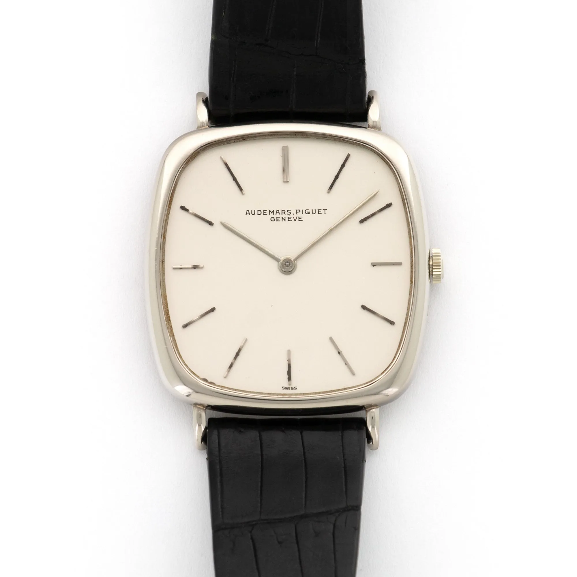 Audemars Piguet White Gold Cushion-Shaped Watch