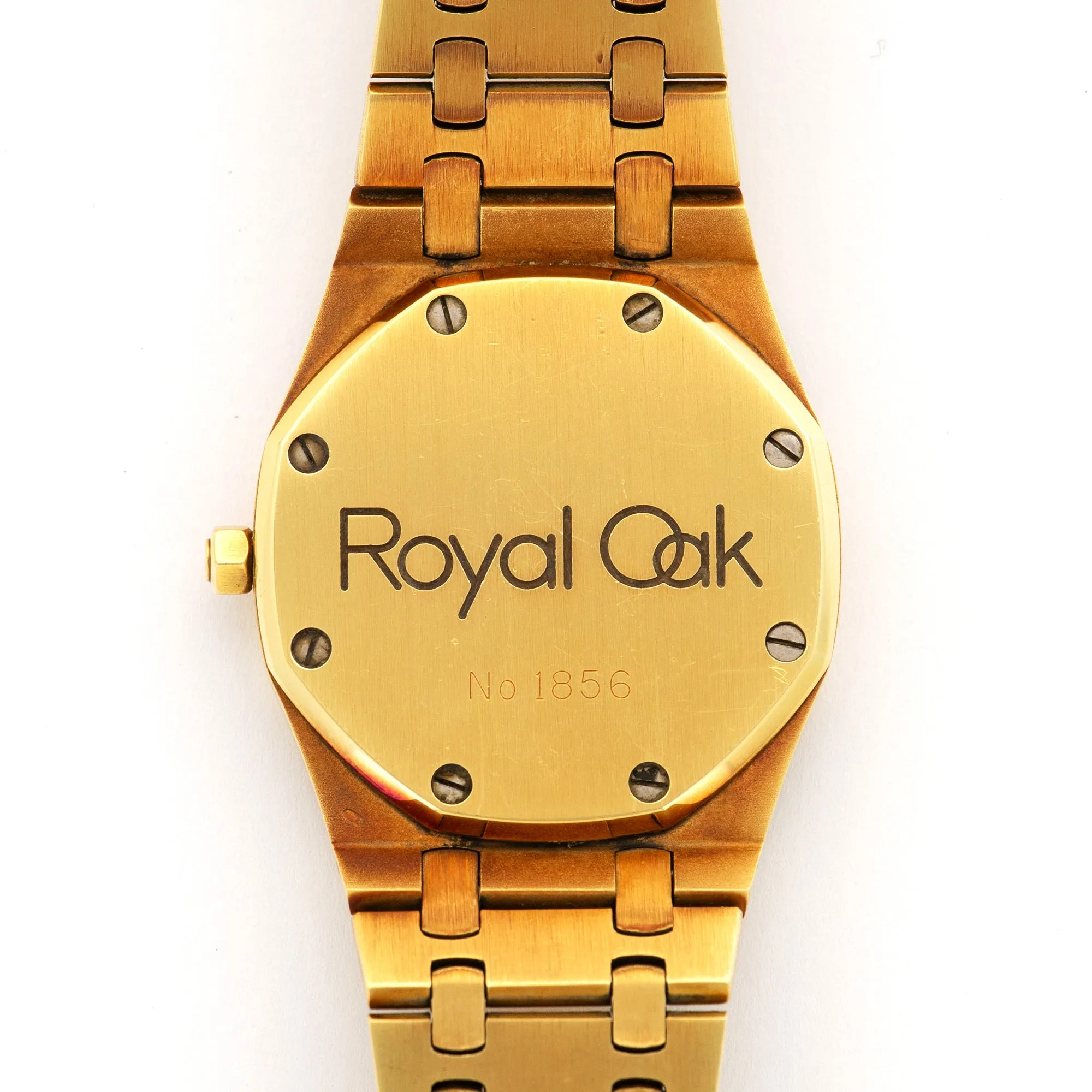 Audemars Piguet Yellow Gold Royal Oak Diamond Watch