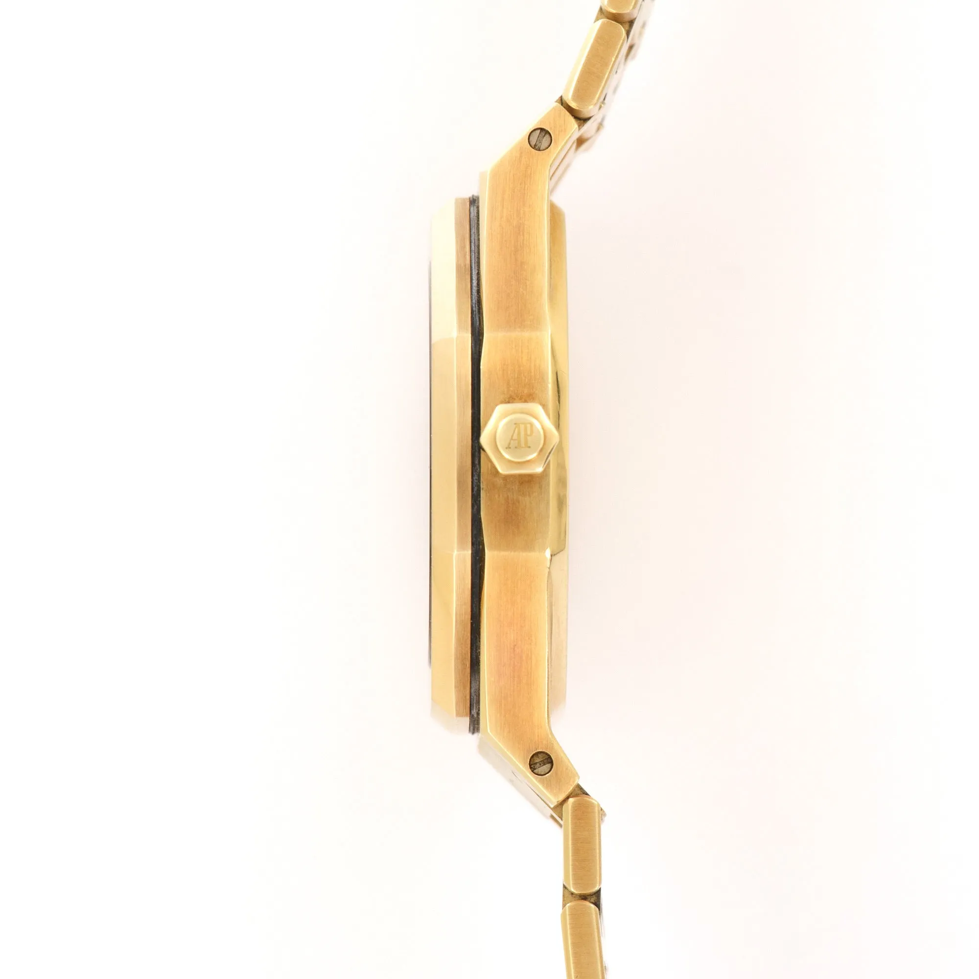 Audemars Piguet Yellow Gold Royal Oak Moonphase Day Date Watch