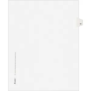 Avery® Individual Legal Dividers Allstate(R) Style, Letter Size, Side Tab #56 (82254)
