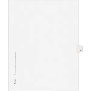 Avery® Individual Legal Dividers Allstate(R) Style, Letter Size, Side Tab #64 (82262)