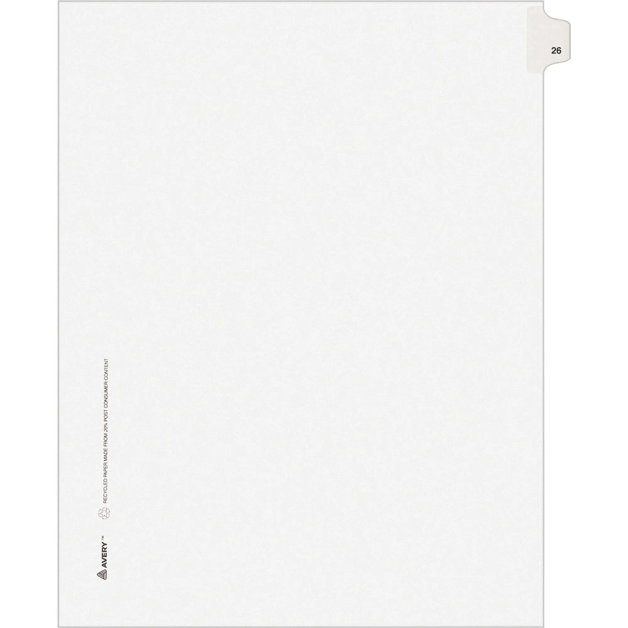 Avery® Individual Legal Exhibit Dividers - Avery Style