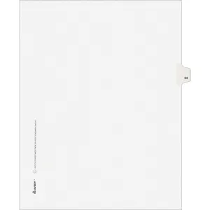 Avery® Individual Legal Exhibit Dividers - Avery Style