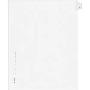 Avery® Individual Legal Exhibit Dividers - Avery Style