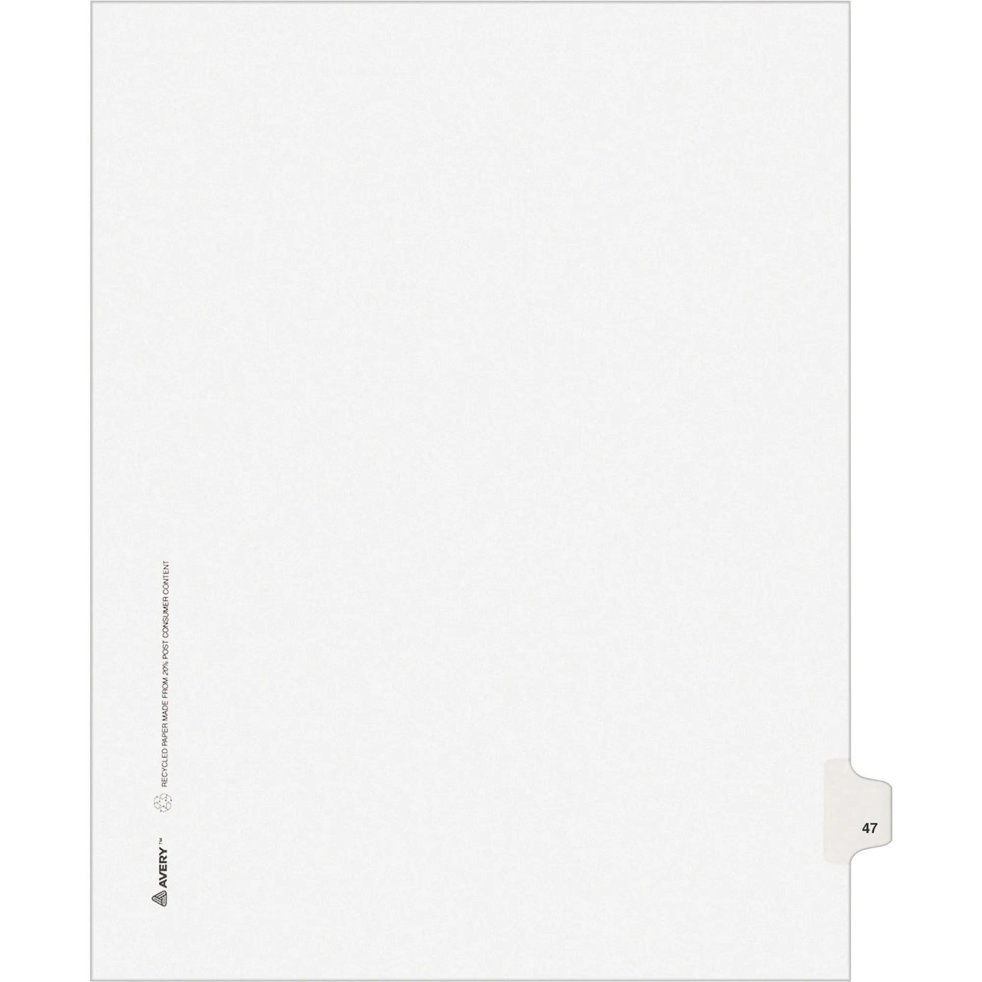 Avery® Individual Legal Exhibit Dividers - Avery Style