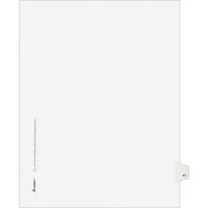 Avery® Individual Legal Exhibit Dividers - Avery Style