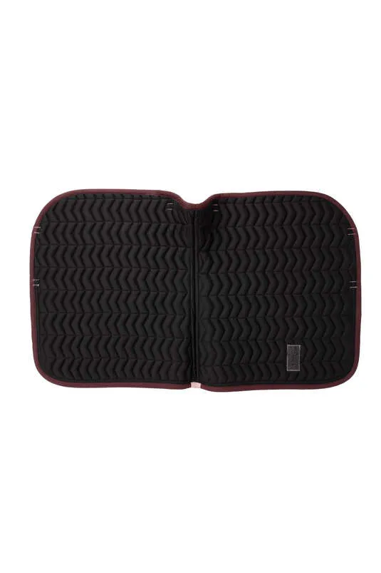 B Vertigo Rouge Reflection Dressage Pad Burlwood Pink