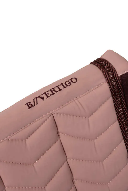 B Vertigo Rouge Reflection Dressage Pad Burlwood Pink