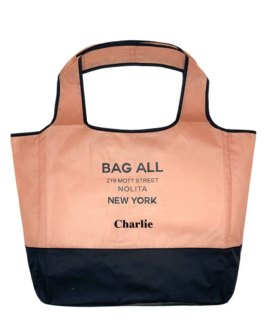 bag-all Folding Shopping Bag, Zipper Pocket Pouch