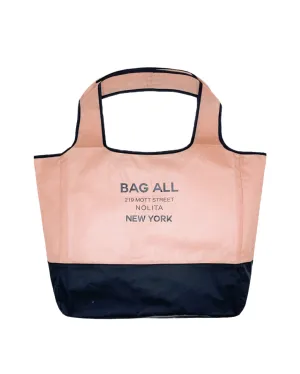 bag-all Folding Shopping Bag, Zipper Pocket Pouch