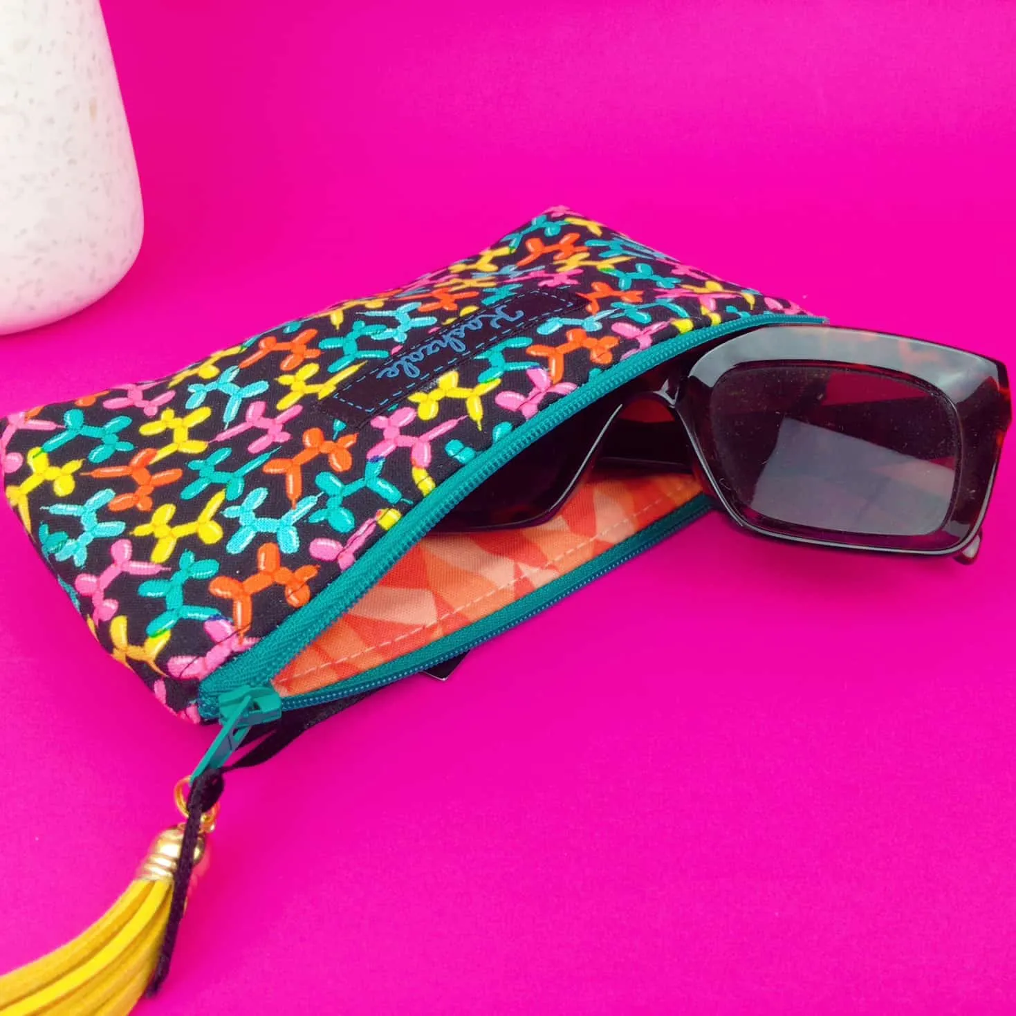 Balloon Animals Sunglasses bag, glasses case.