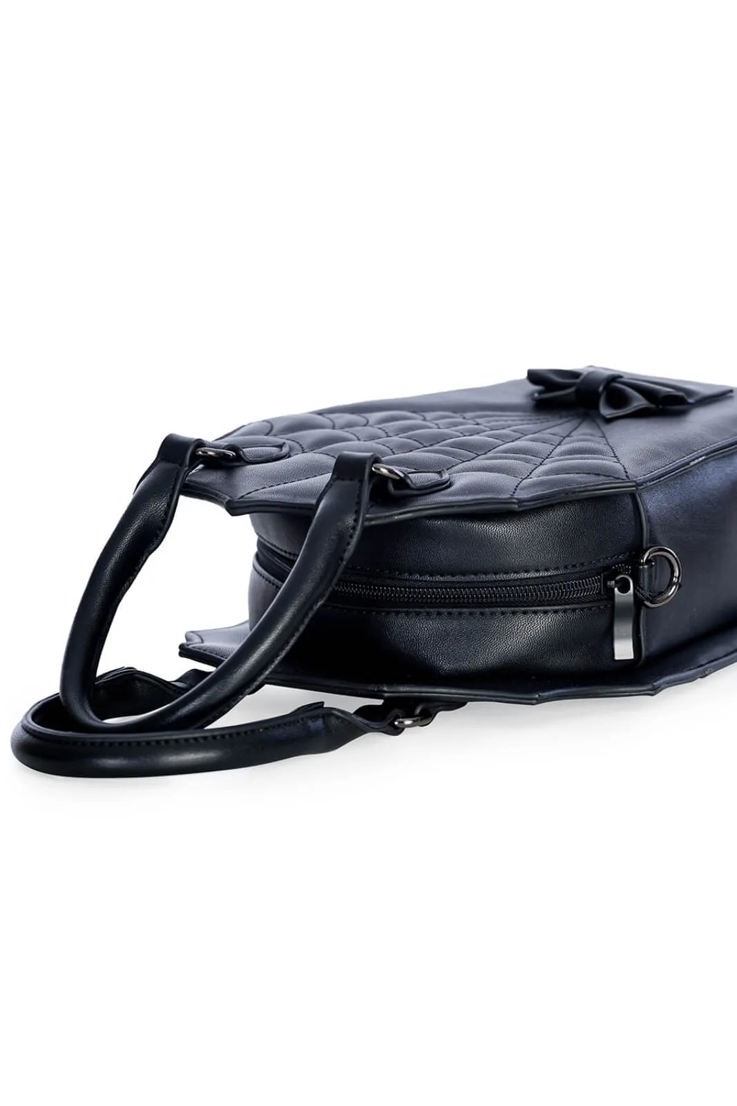 Banned Bow Gothic Spiderweb Ghoul Bag