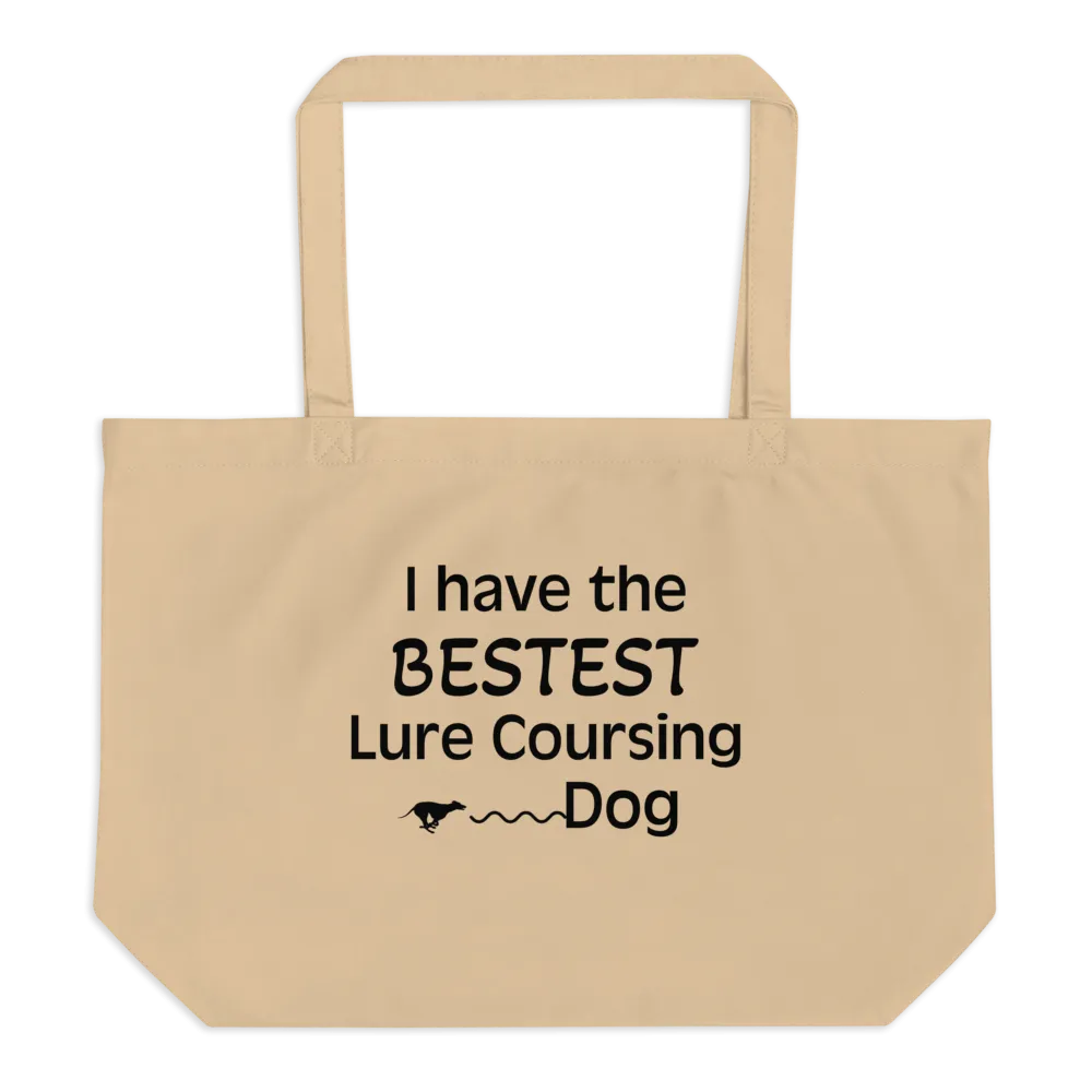 Bestest Lure Coursing Dog X-Large Tote/Shopping Bag