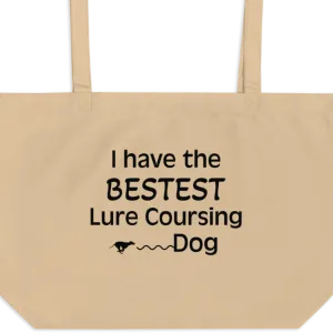 Bestest Lure Coursing Dog X-Large Tote/Shopping Bag