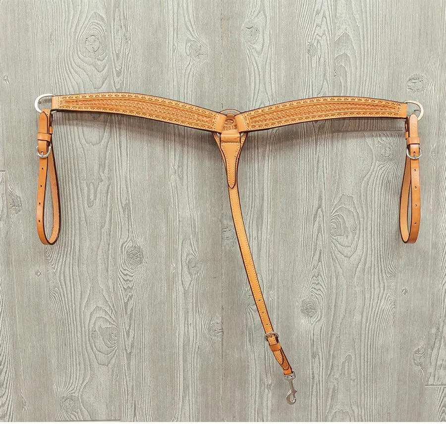 Billy Cook Buckstitch with Crazy W Tooled Breast Collar