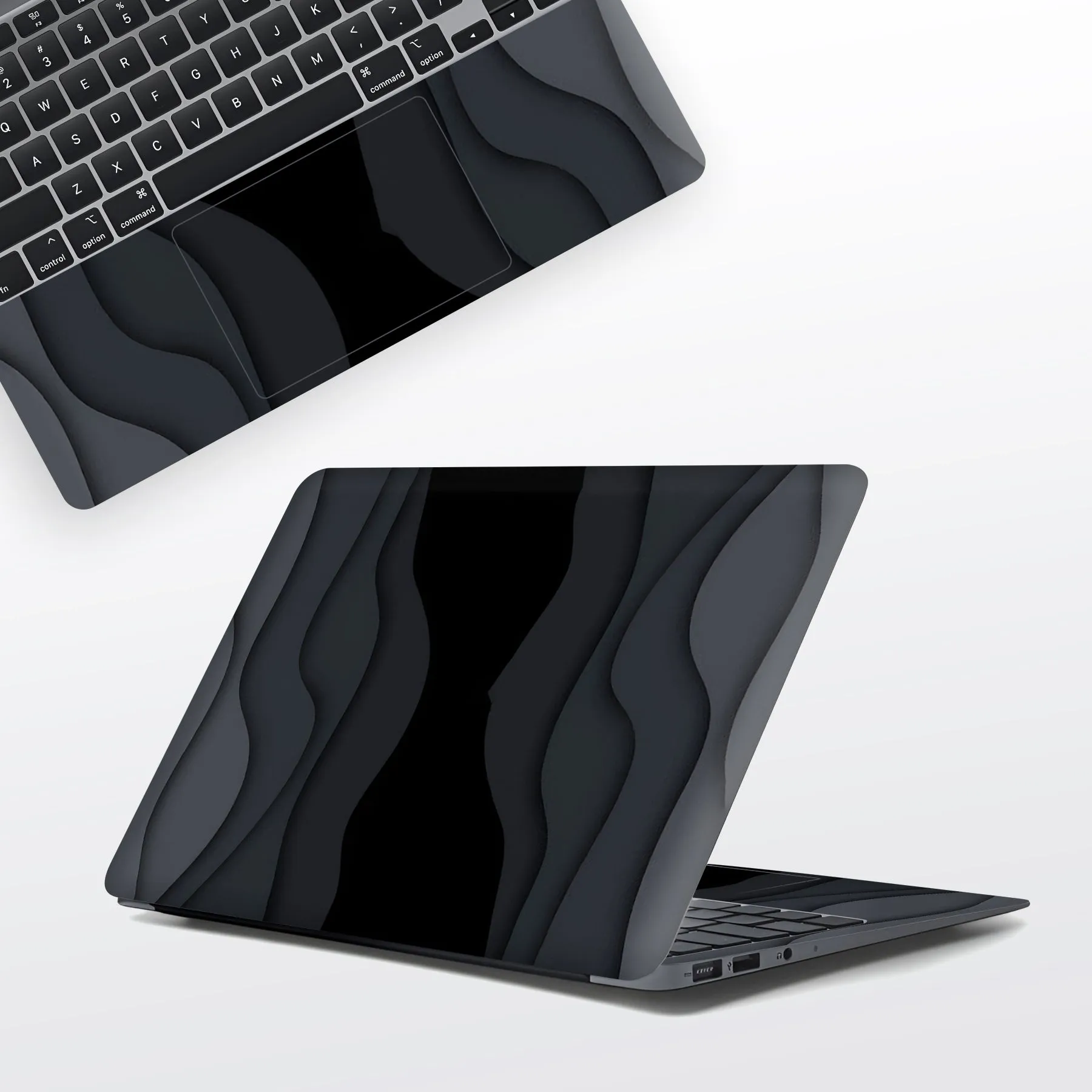 Black Caves Laptop Skin