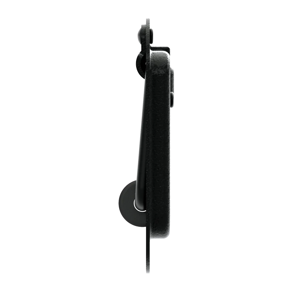 Black Medium Steel Recessed Handle