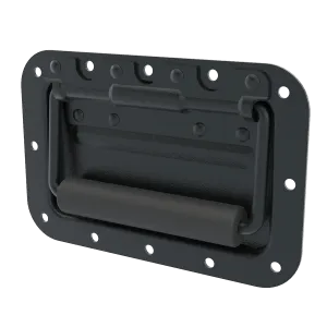 Black Medium Steel Recessed Handle
