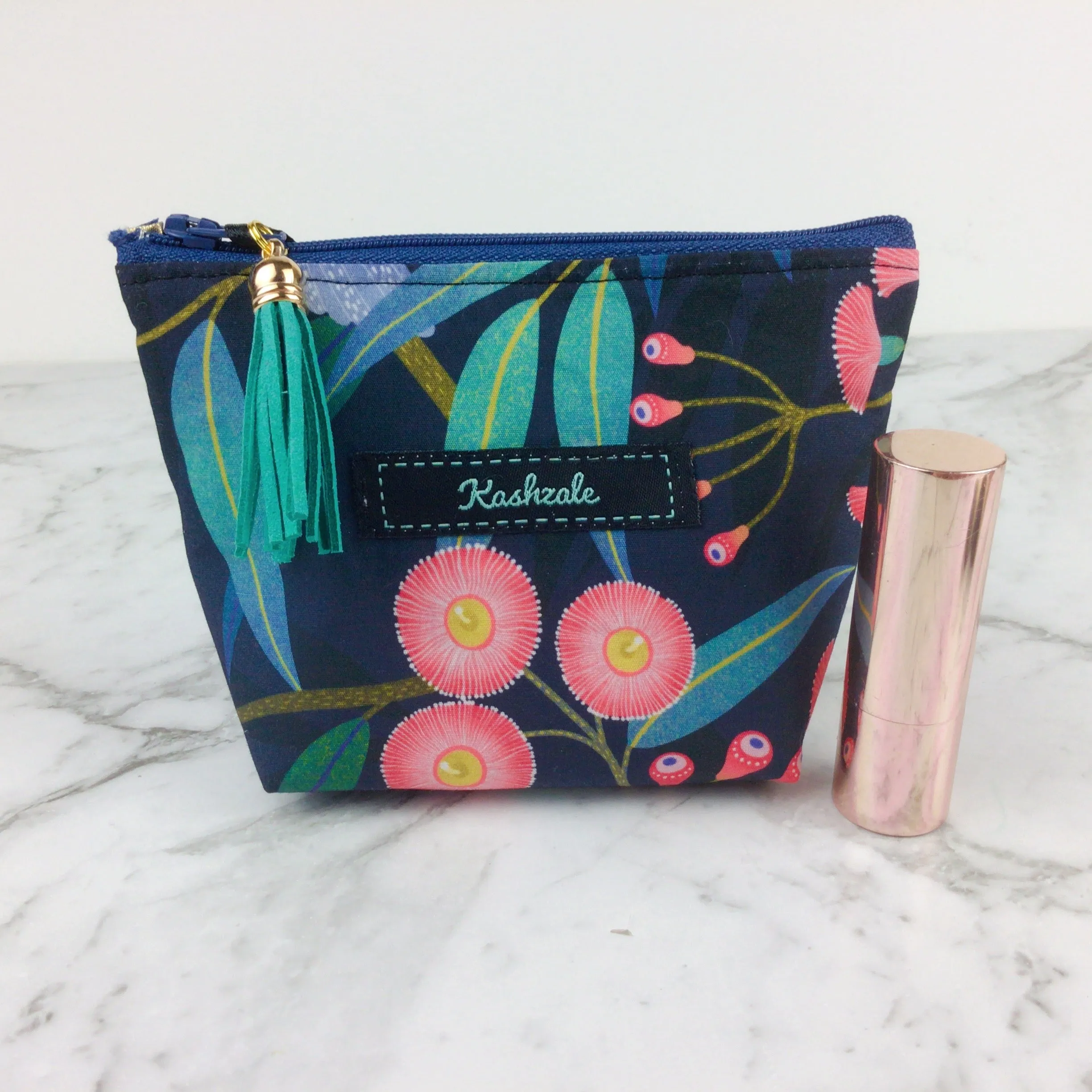 Blossom Bird Small Makeup Bag.
