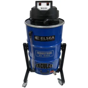 Bulk Liquid or Dry Material Collection Two Motor 45 Gallon HEPA Commercial Wet-dry Vacuum with Accessories