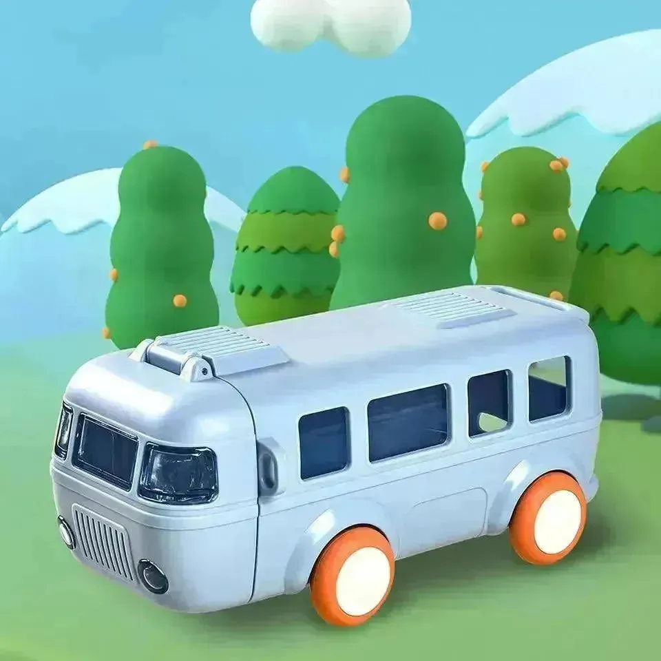 Bus Shaped Tritan Water Bottle (500 ml)